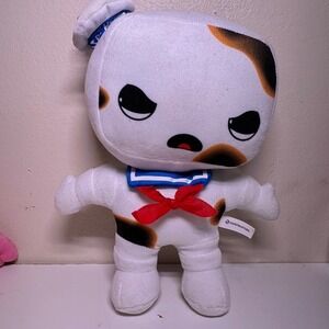 Ghostbusters 10" Muncher Stay Puft Plush White Toasted Marshmallow Man Toy